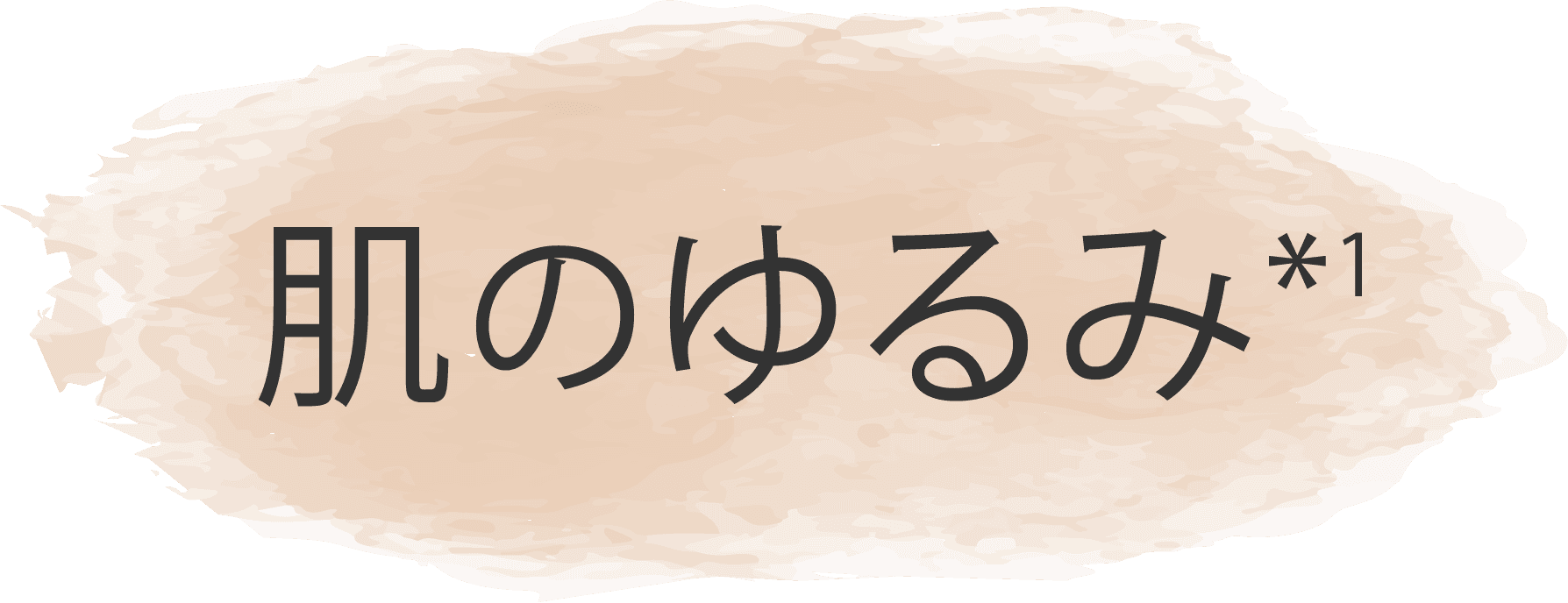 肌のゆるみ*1